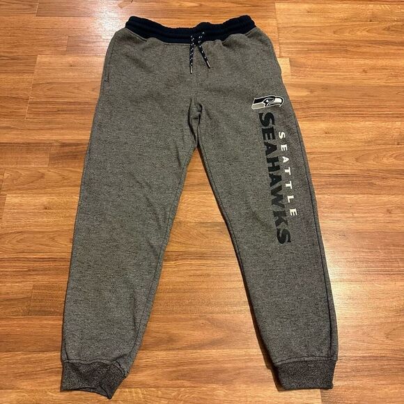 NFL Seattle Seahawks Gray Sweatpants | Youth Size XL (18-20) - Picture 1 of 12